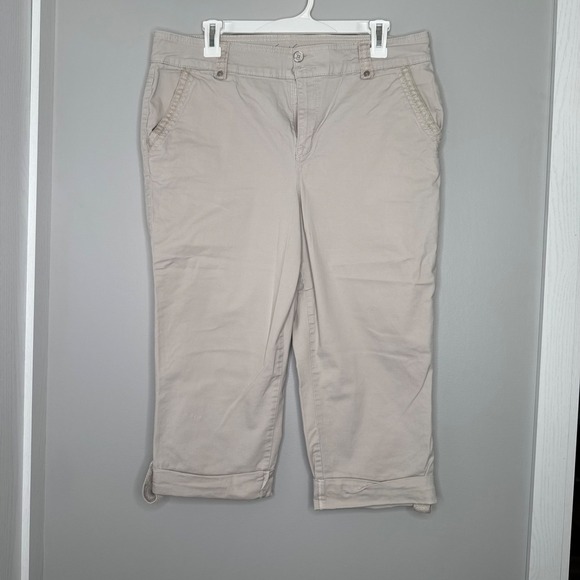 Gloria Vanderbilt Women All-Around Slimming Effect Skimmer Jeans 12 CapriStretch - Picture 1 of 10